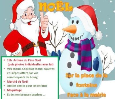 Goûter de noël des commerçants du bourg