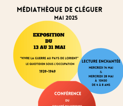 Médiathèque – Programme Mai