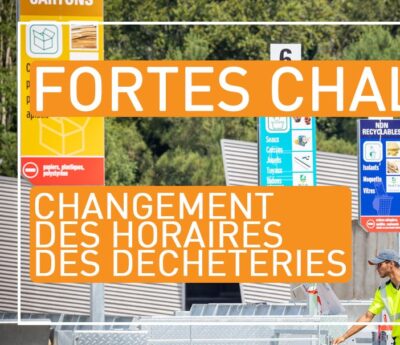 Horaires d’accueil en déchèterie et de collecte des poubelles modifiés