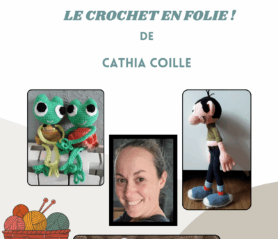 ✅ MÉDIATHÈQUE – EXPOSITION : Le crochet en folie🧶​